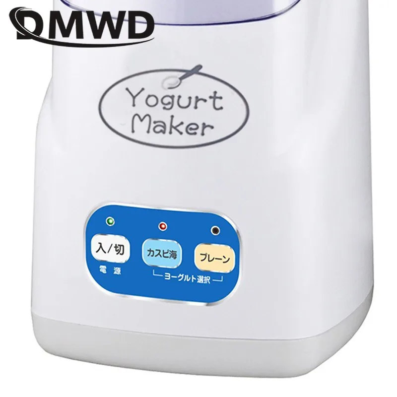 DMWD 110V 220V Full-automatic Electric DIY Yogurt Maker Multifunctional Japanese Leben Rice Wine Natto Caspian yogurt Machine