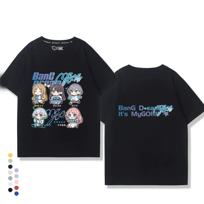 Takamatsu Tomori BanG Dream MyGO Cosplay T-shirts 3D Print Kids Anime Cartoon Tops Summer Men Women Short Sleeve O-Neck Y2k Tees