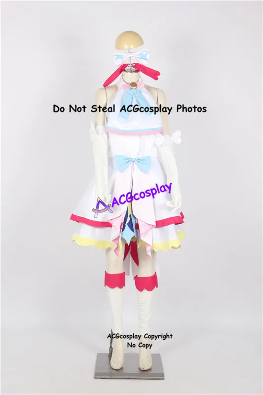 Hirogaru Sky! Precure Cure Prism Cosplay Costume acgcosplay include headdress