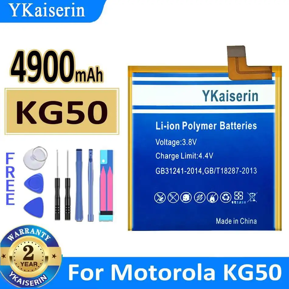 

Mobile Phone Battery 4900Mah Reliable Power Supply For Motorola Moto KG50