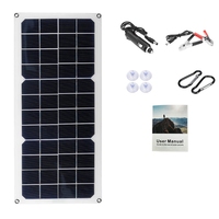 12V 30W Solar Panel Car Van Boat Caravan Trickle Portable Battery Charger Solar Charging Panel Durable Easy Install