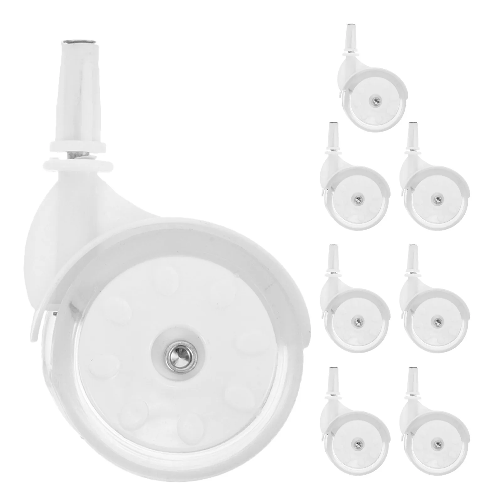 8Pcs Baby Stroller Wheel Replacement Parts Universal Fit Lightweight Strong Caster for Walker Pram Smooth