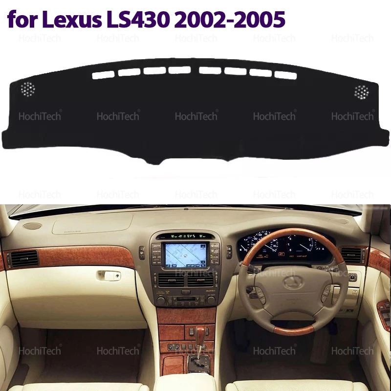 For Lexus LS430 2002 2003 2004 2005 High Quality Car Dashboard Cover Avoid Light Pad Instrument Panel Mat Carpets