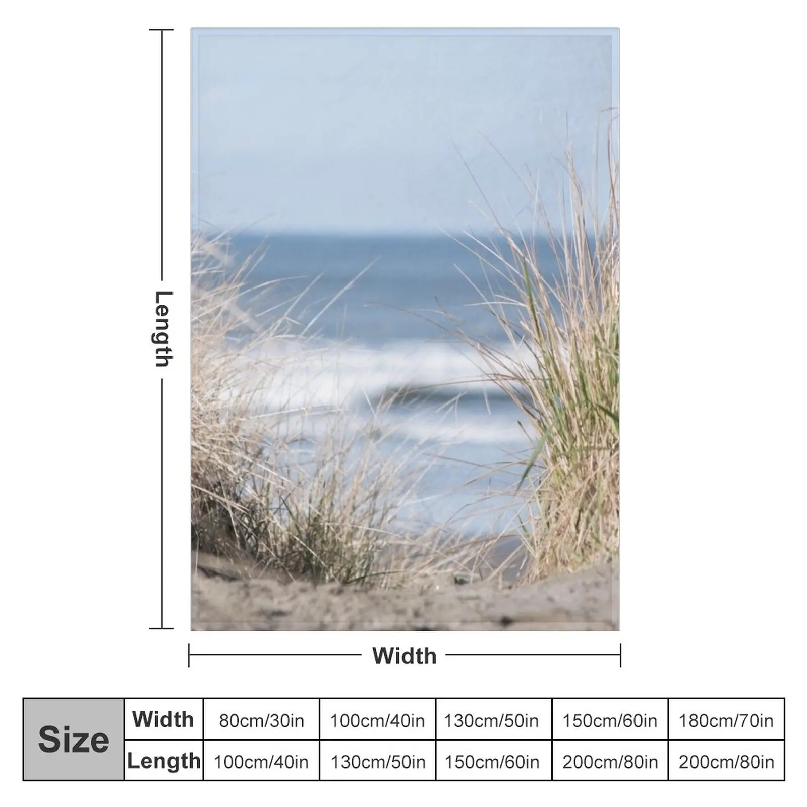 The Beach Beckons Path To Ocean Shore Throw Blanket For Decorative Sofa Winter beds Blankets