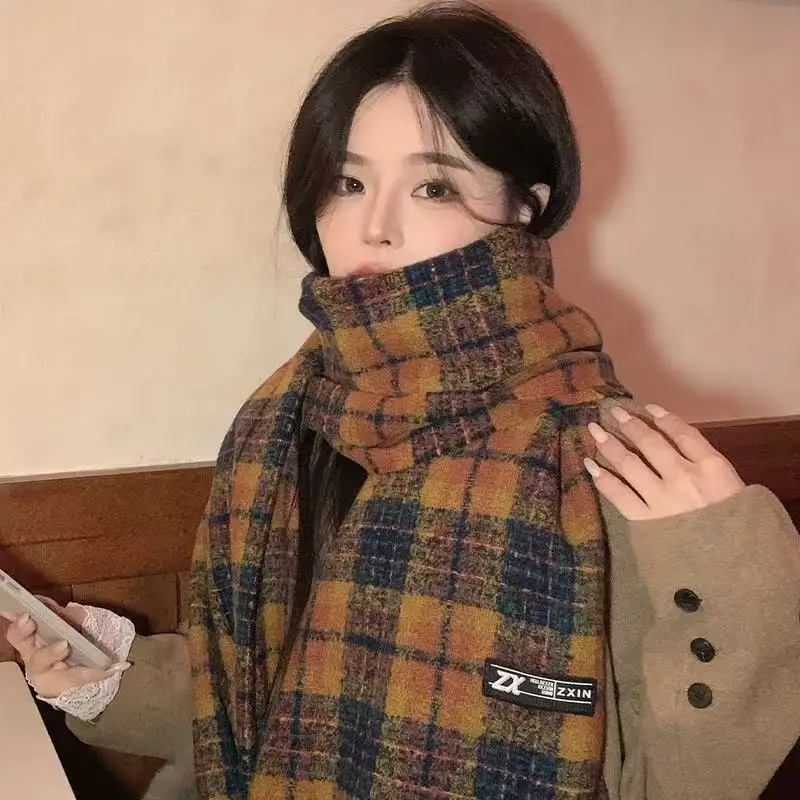 خصم الشتاء وشاح محبوك 2025 النساء الرجال الدافئة سميكة الباردة مقاومة وشاح مثالية هدية الكريسماس لعطلة أحبها #2