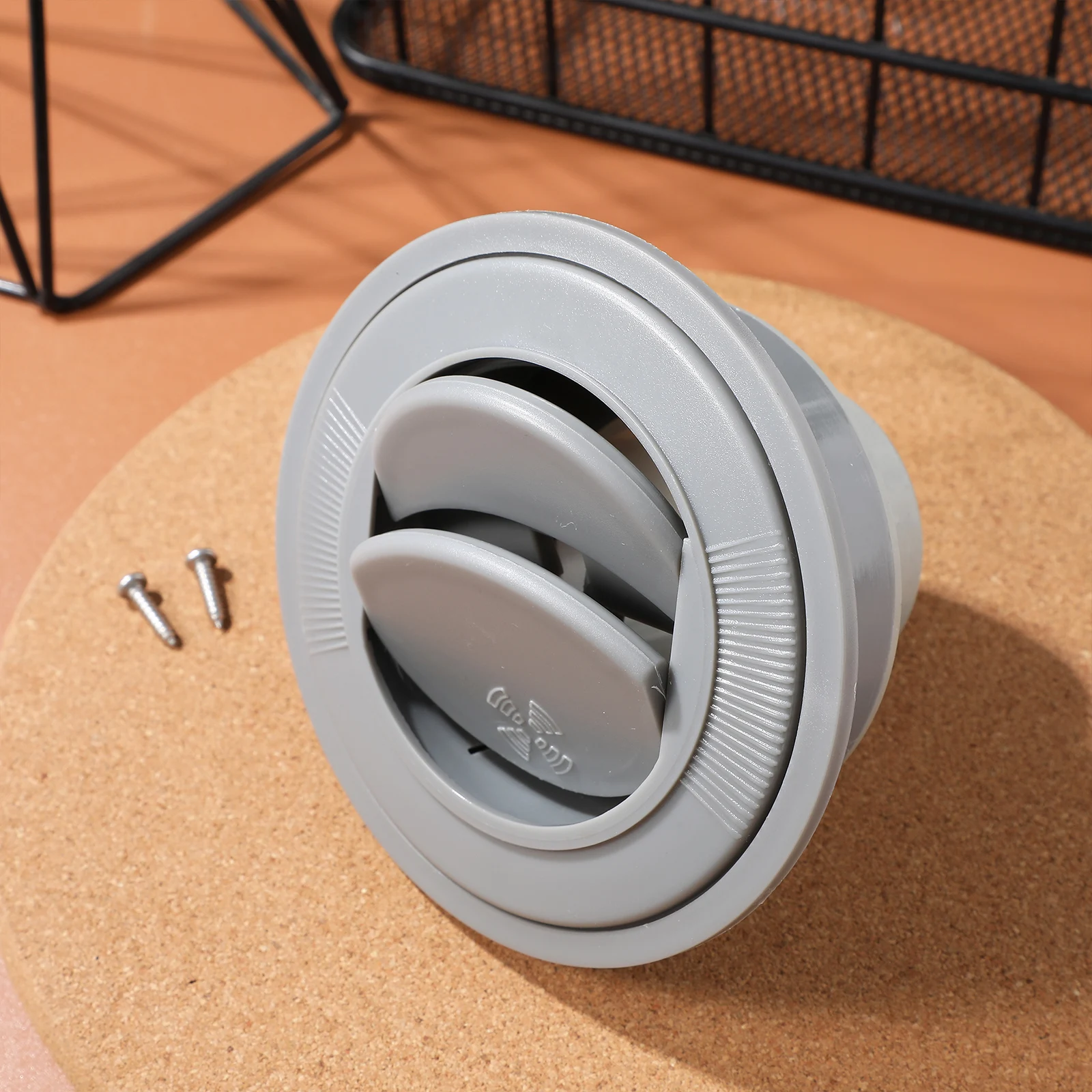 

Air Conditioner Vent Covers 100/76/47mm ABS Material Conditioning Effective Ventilation Sturdy Round Louver Easy Installation