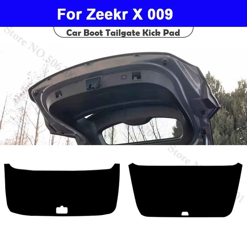 

For Zeekr X 009 2022-2026 Trunk Tailgate Guard Pad Leather Rear Trunk Door Protective Car Anti-dirty Pad Interior Accessories