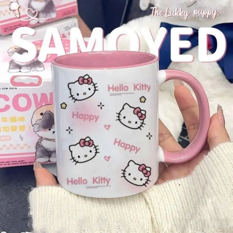 

Sanrio Mug Hello Kitty Cartoon Student Adult Dormitory At Home Large Capacity Outdoors Hit Product New Product Cute and Fun