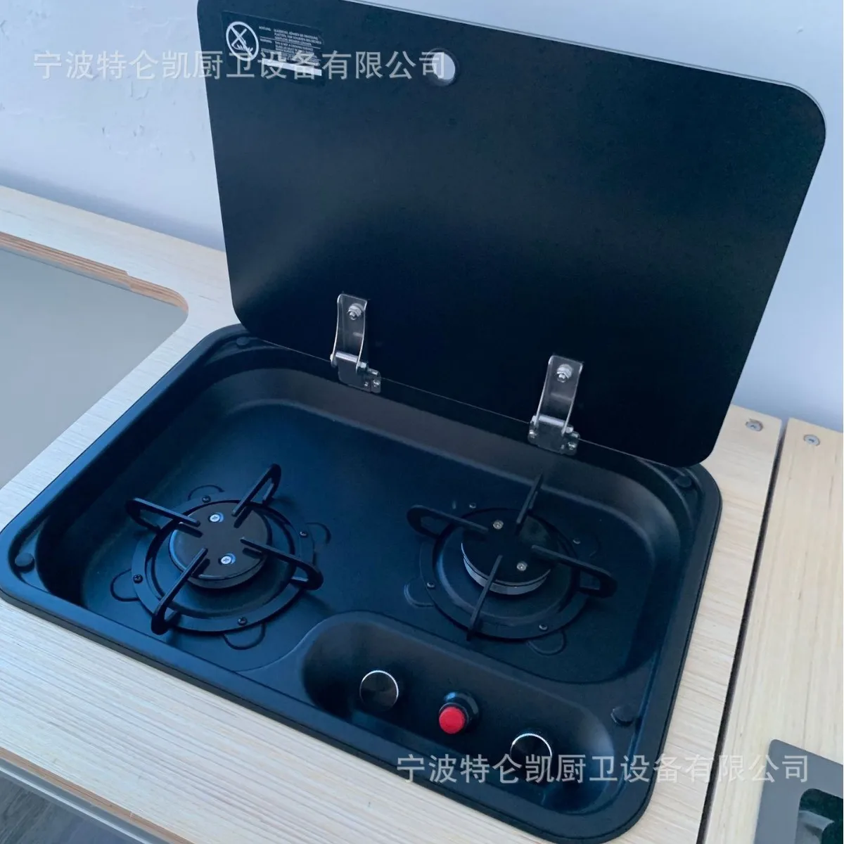 TC-LZ603H Stainless Steel RV & Marine Integrated Gas Stove, Built-in LPG Cooktop with Flameout Protection Custom Available