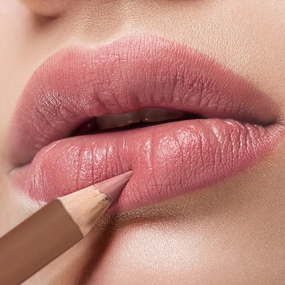 6本セット リップライナーセット アイライナーセット ヌードブラウンコレクション 長持ちマット防水リップスティック 2 in 1 アイライナー＆リップライナー