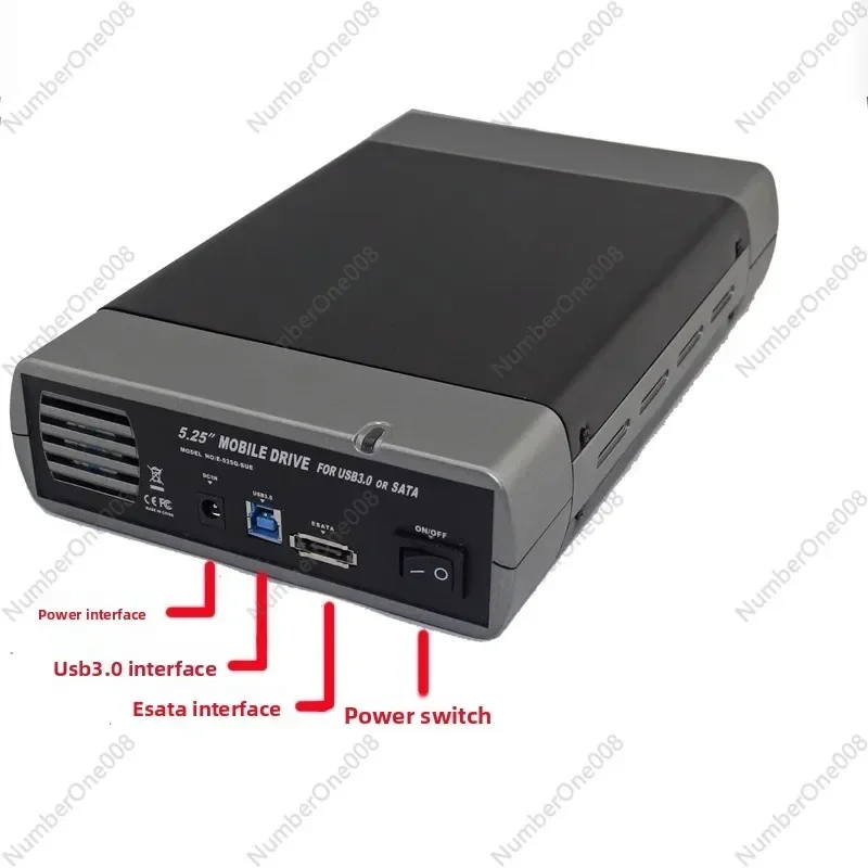 Quemador Blu-ray externo móvil USB3.0 unidad libre 16X unidad óptica de alta velocidad BD, DVD y grabación de CD