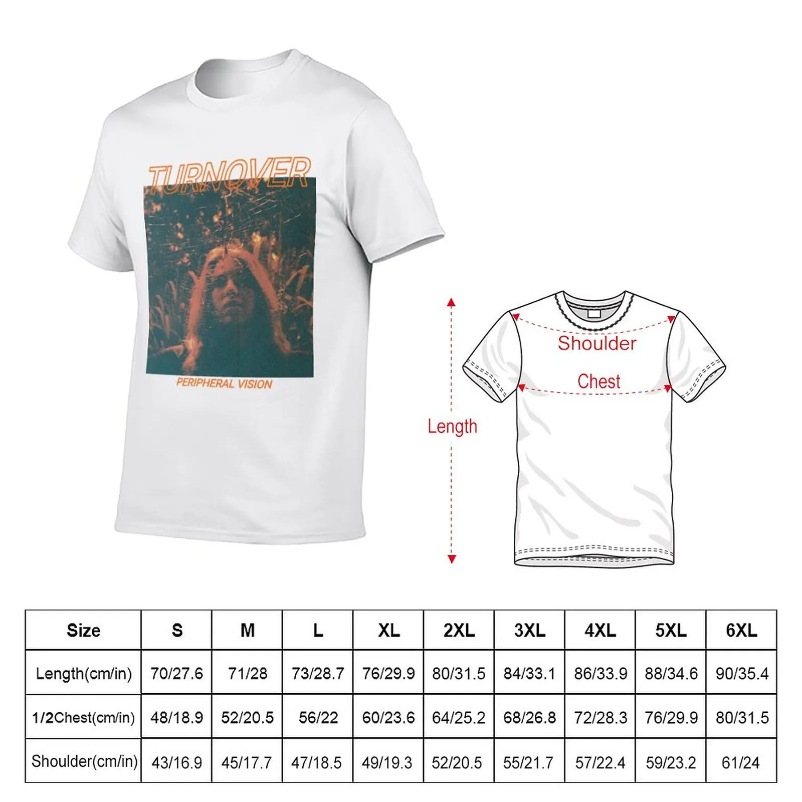 New Mens Funny Fan Art Album Cover Turnover Peripheral Vision Gift For Music Fans T-Shirt plus size t shirts men workout shirt