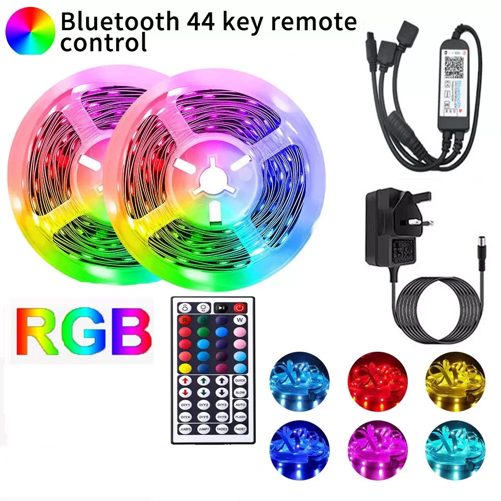 100Ft Strip Lights, Smart Light With App Remote Control, RGB LED Lights For