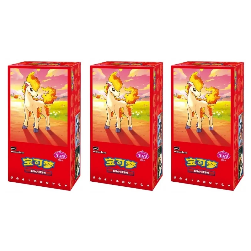Op voorraad PKM PTCG Scarlet & Violet Gem Pack VOL 4 Serie Badge Set Vereenvoudigde Chinese versie Booster Surprise Card Collection Toys
