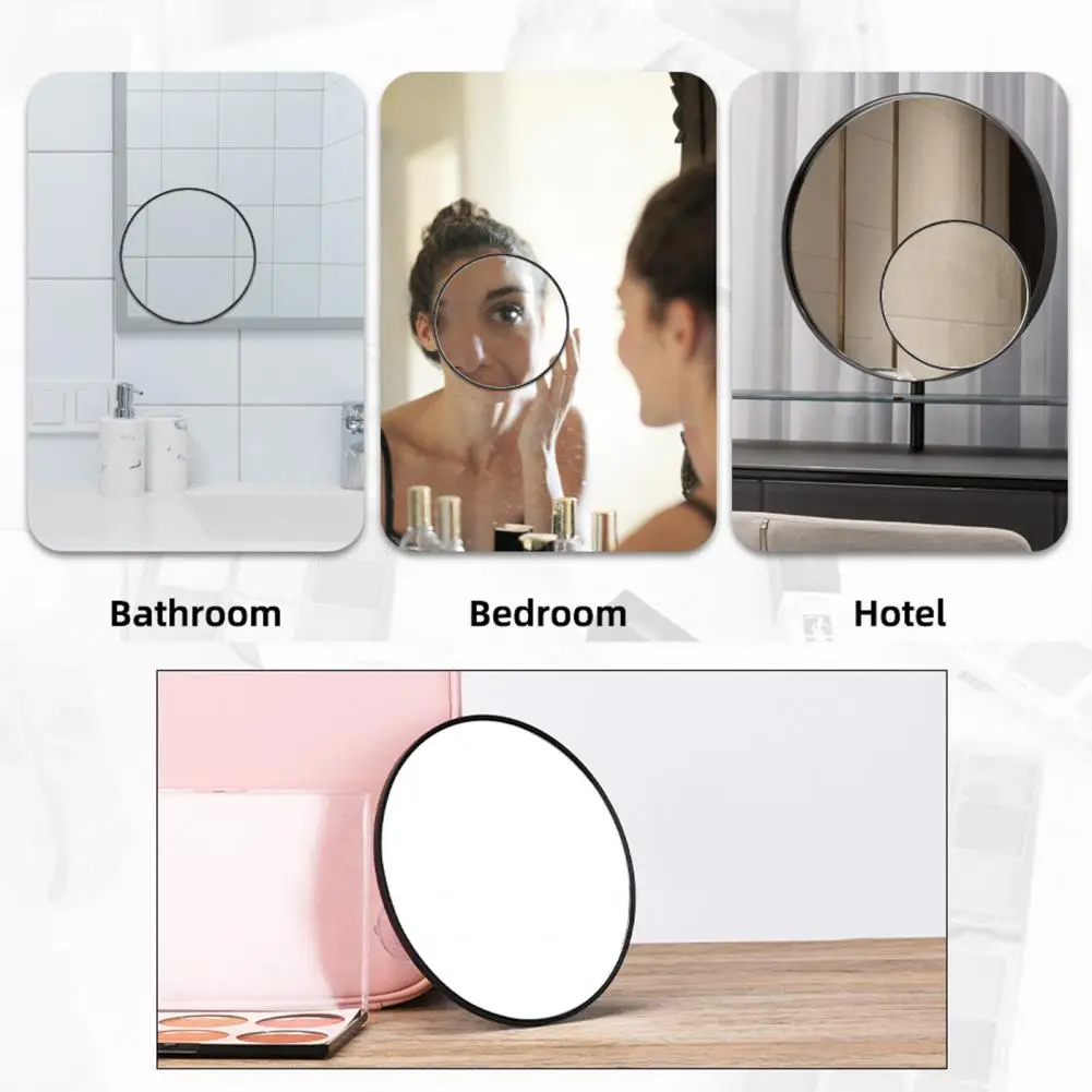 30x Magnifying Glass Portable 30x Magnifying Mirror with Tweezers for Makeup Vanity Travel Wall Mount Handheld Men Women