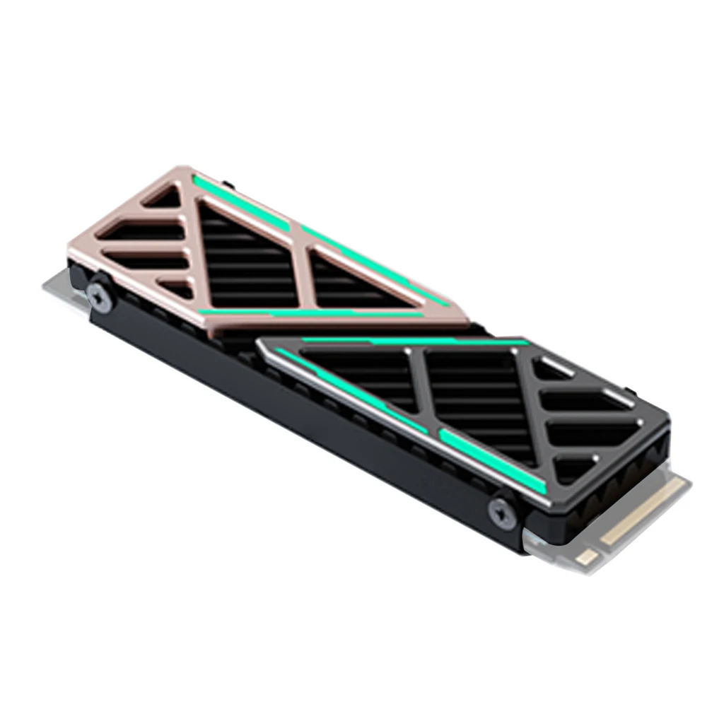 Für M.2 2280 NVMe SSD Kühler Aluminiumlegierung Kühlkörper 5-30 ℃ Temperaturreduzierung für Gaming-PC Desktop-Computer SSD-Kühlradiator – Detail 17