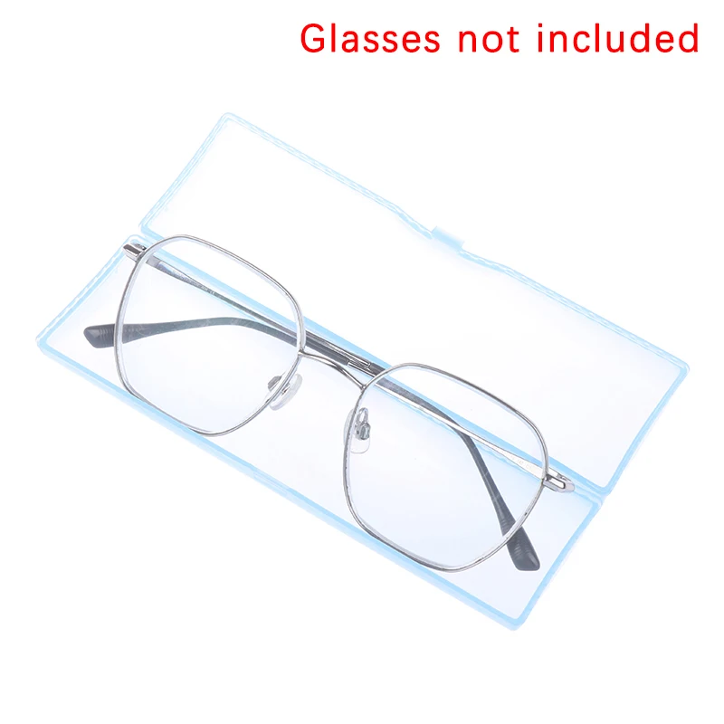 Étui à lunettes de soleil en plastique transparent pour lunettes, boîte de protection rigide pour lunettes de soleil, étui à lunettes de lecture portable pour étudiants