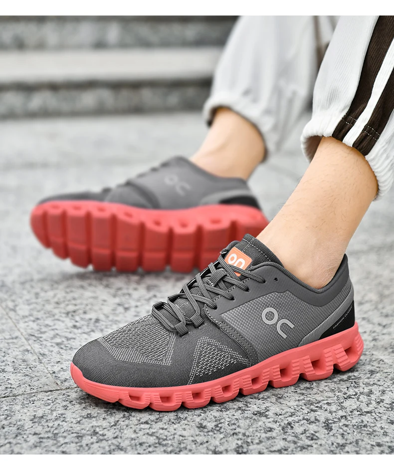 Men's Breathable Casual Sneakers Air Mesh Running Shoes Lightweight Summer Outdoor Sports Zapatillas for Male Large Size 39-46
