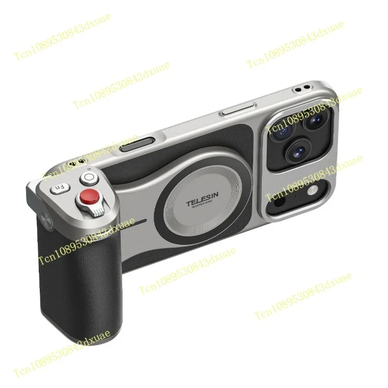 TELESIN Phone Camera Grip for IPhone17 Pro / Pro Max with Phone Case Remote Shutter Handheld Handheld Photography Accessories