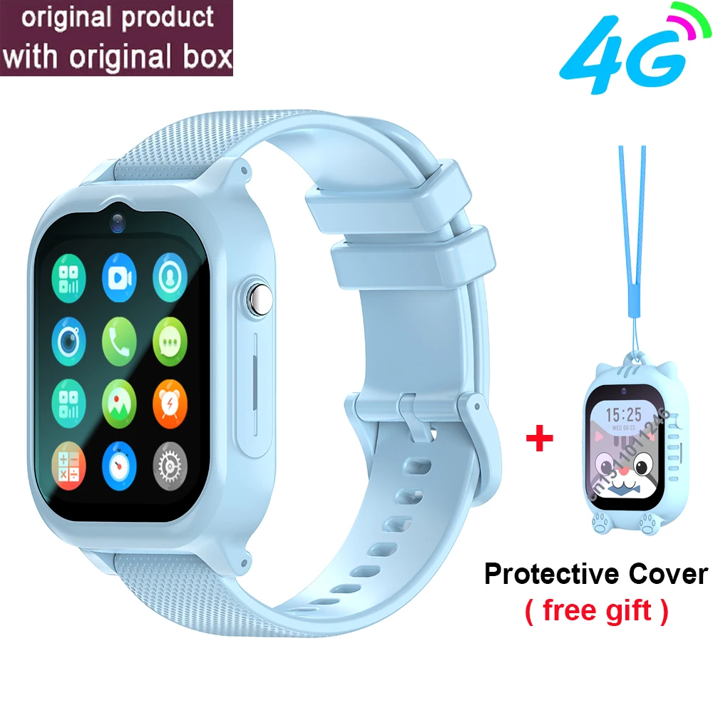 New Kids Smart Watch 4G GPS WIFI Video-oproep SOS Kind Smartwatch Camera Voice Monitor Tracker Locatie Telefoonhorloge