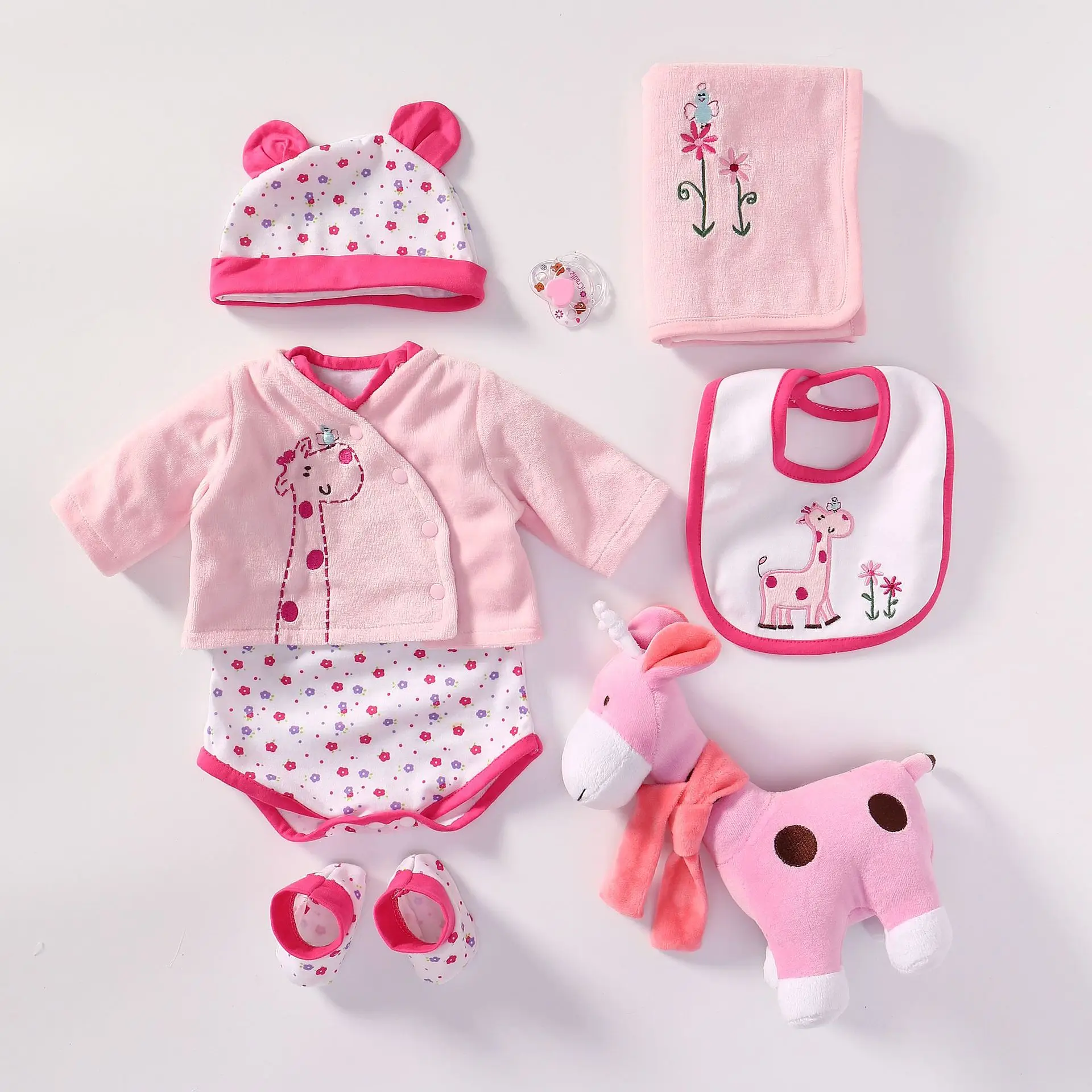 New Lovely  Jumpsuits For 20-22 Inch Baby Reborn Doll 50-55cm Doll Clothes And Accessories