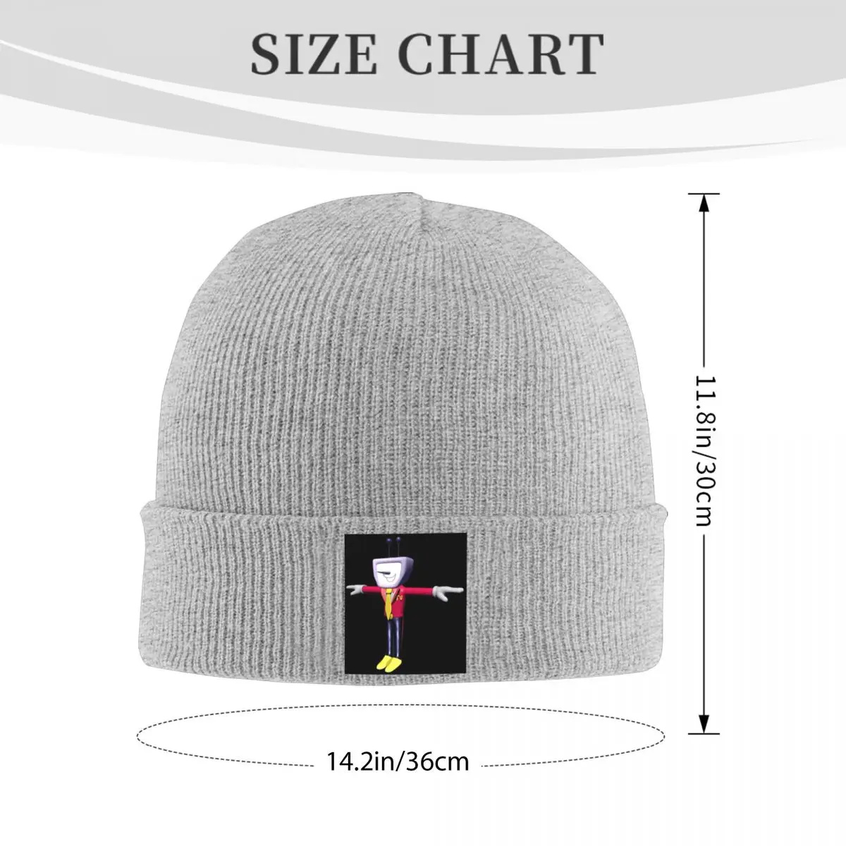 Deltarune Tenna TV Time قبعة محبوكة دافئة شتوية متماسكة بونيه قبعة Skullies Beanies الهيب هوب قبعات للجنسين