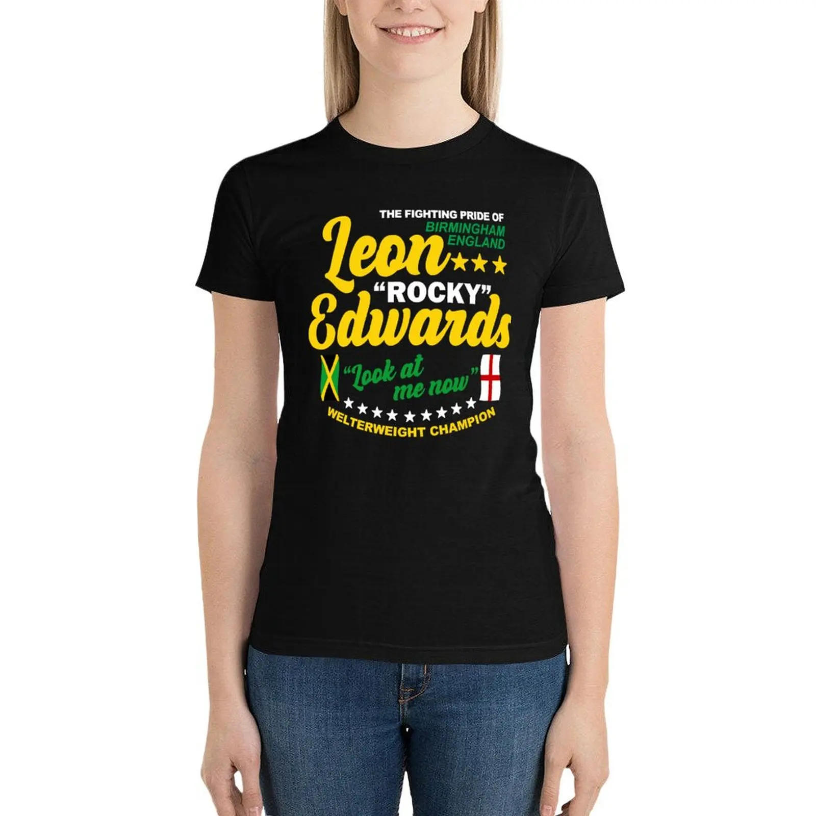 

Leon Edwards T-Shirt female funny black t-shirts for Women