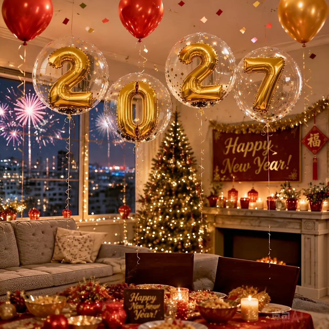 2027 New Year Foil Balloons 6