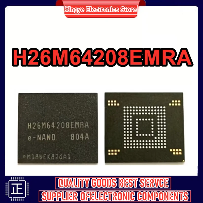 

H26M64208EMRA EMRA industrial grade 32GB flash memory chip eMMC 0-10 IC New Original in Stock