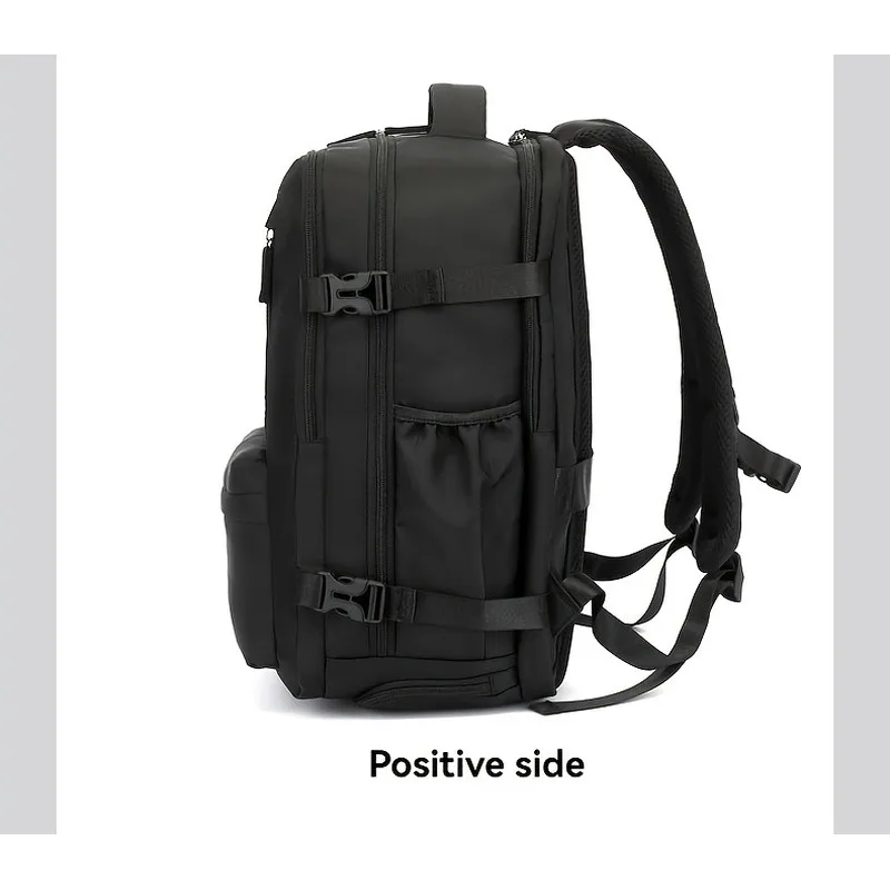 Expandable Business Travel Backpack, Waterproof Laptop Backpack Fits 15.6 Inch Notebook with Luggage Strap for Work Trip view 4