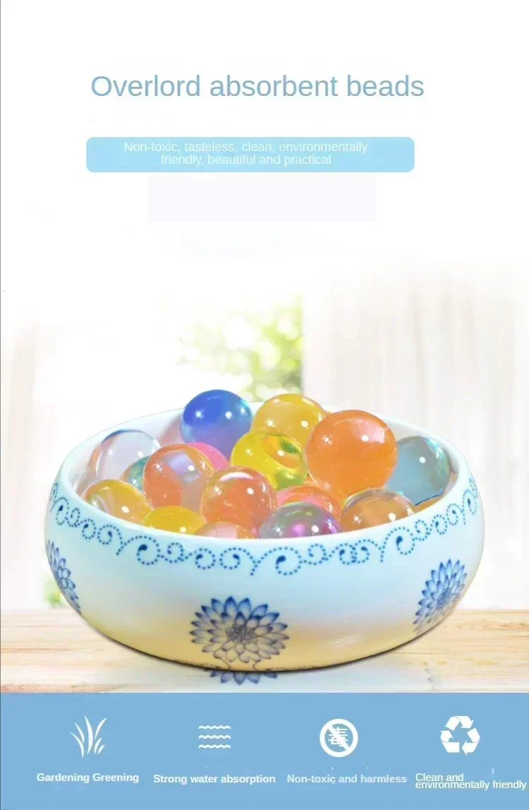 BW50000Pcs 7-8 مللي متر كرات الماء الخرز الأطفال مدفع المياه ملحقات لعبة المعبأة في زجاجات بندقية مسدس رصاصة متعة بنين ألعاب بنات #3