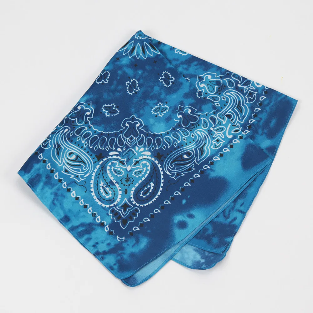 Bohemian Print Bandana Paisley Pattern Headbands Hip Hop Kerchief Outdoor Unisex Headband Wrist Wraps Face Mask Handkerchief