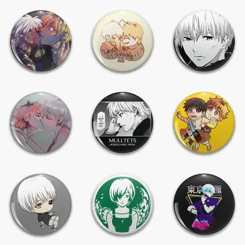 Tokyo Ghoul Ken Kaneki Hand Go Mjuk Knappnål Anpassningsbar Hatt Söt Krage Roliga Kvinnor Kläder Tecknad Kavajnål Kreativ Gåva 8 best sales Tokyo Ghoul-nål - №5