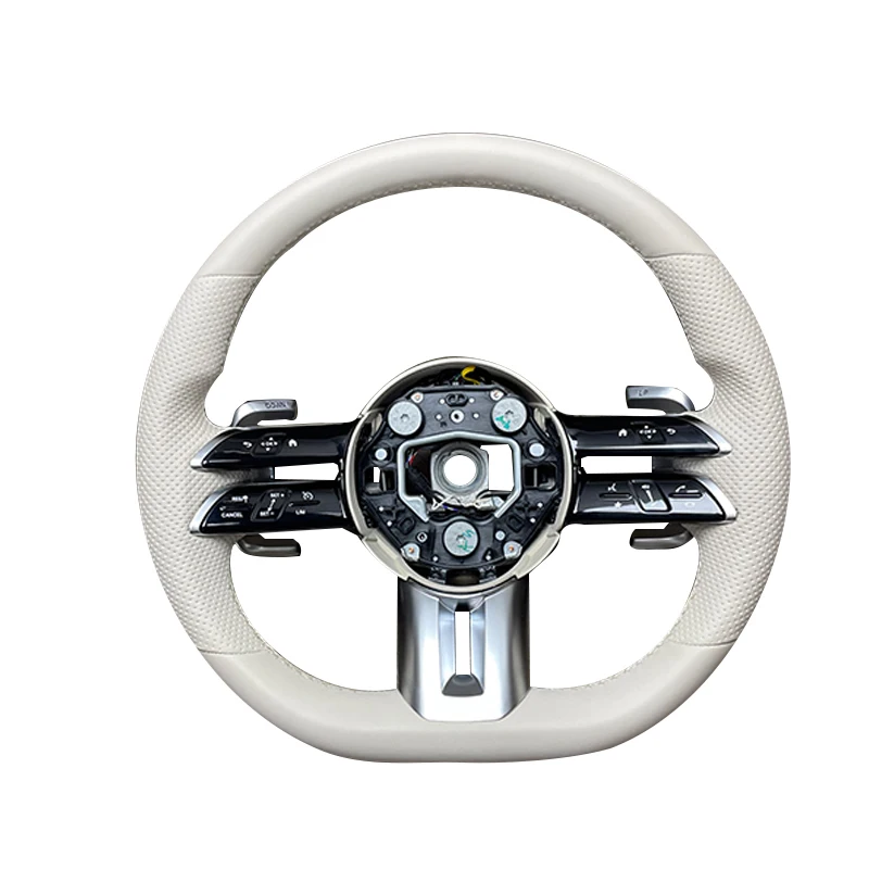 

Fit for Mercedes Benz a E S C G Class W205 W204 W212 W211 W213 E300 W218 Old Model New Model LED Carbon Fiber Steering Wheel