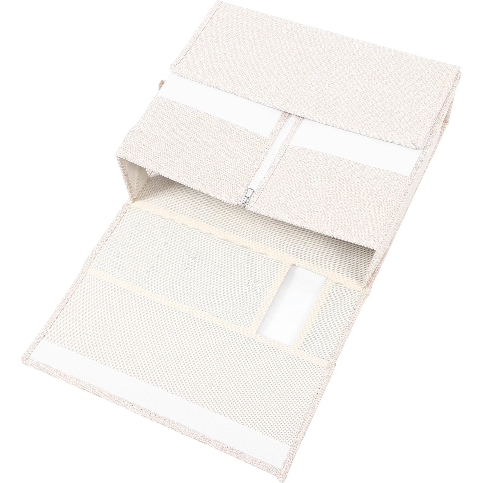 

Bed Sheet Organizer Foldable Storage Bin for Bedding Sheet Closet Organizer with Handles and Secure Zipper Closure