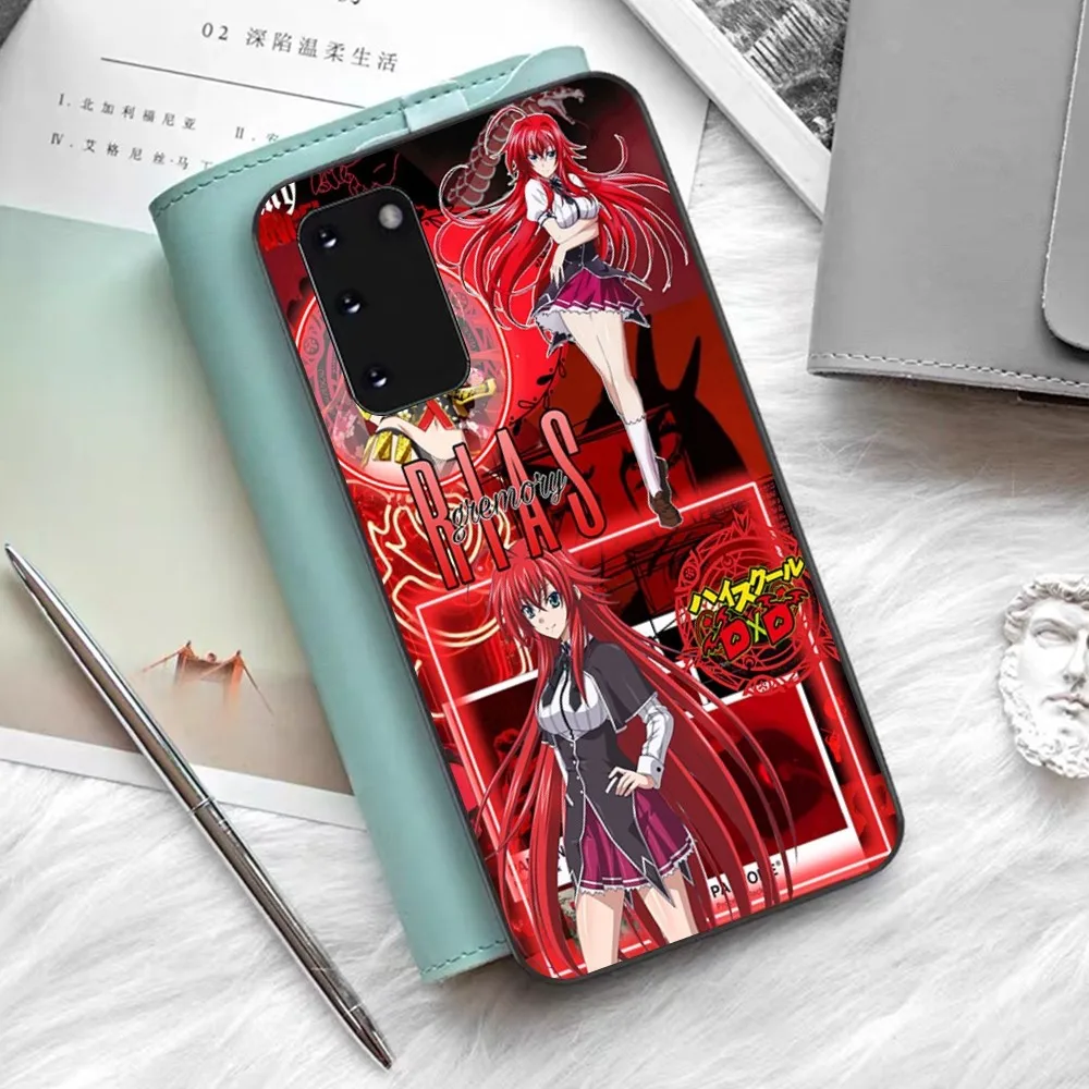 H-High S-School DxD Rias Gremory Phone Case Silicone PC+TPU For Samsung S10 20 30 22 23 24 Plus Lite Ultra Cover