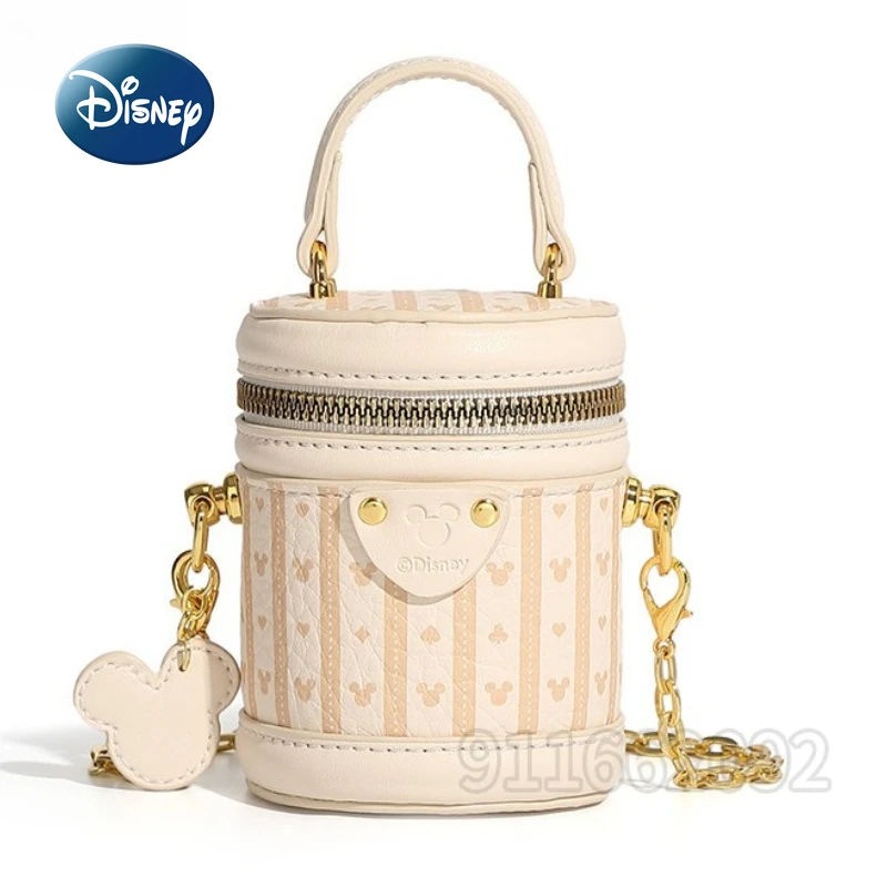 Disney nuevo Mini bolso de marca de lujo de moda Mini bolso de hombro para niñas bolso de hombro tipo bandolera informal de dibujos animados para niñas de alta calidad