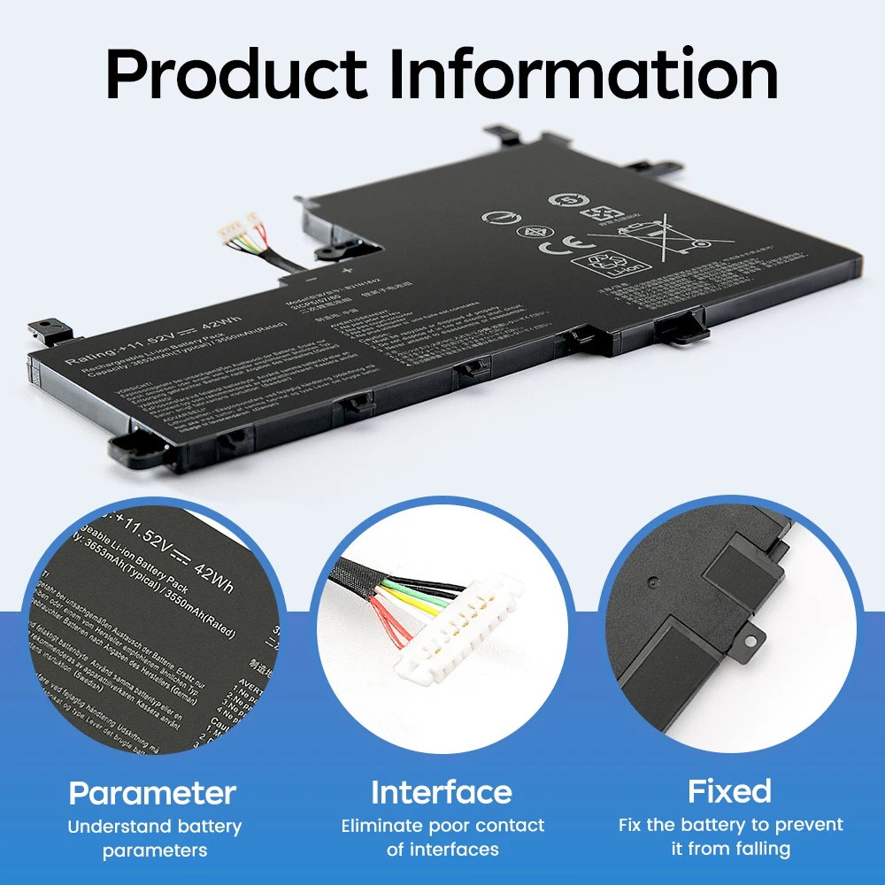 BGBT B31N1842 Laptop Battery For ASUS VivoBook 15 2019-2023 F513EA K513E KM513UA M513IA S513EA S531F S533UA X513EA V5050E 42Wh