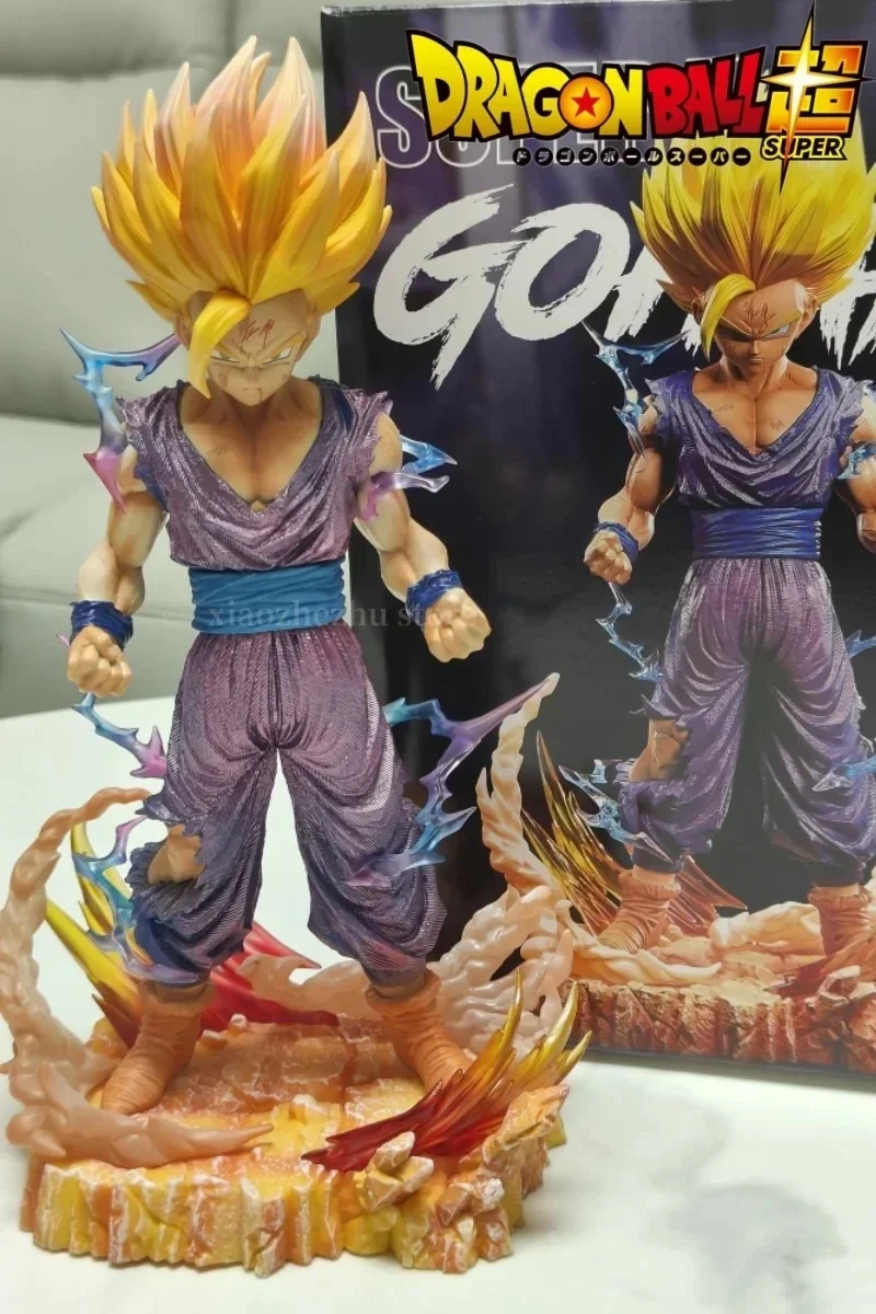 25cm Dragon Ball Z Gohan Action Figurine Model Super Saiyan 2 Cell Game Anime Figure Children Toys Decoartion Son Goku  Gift