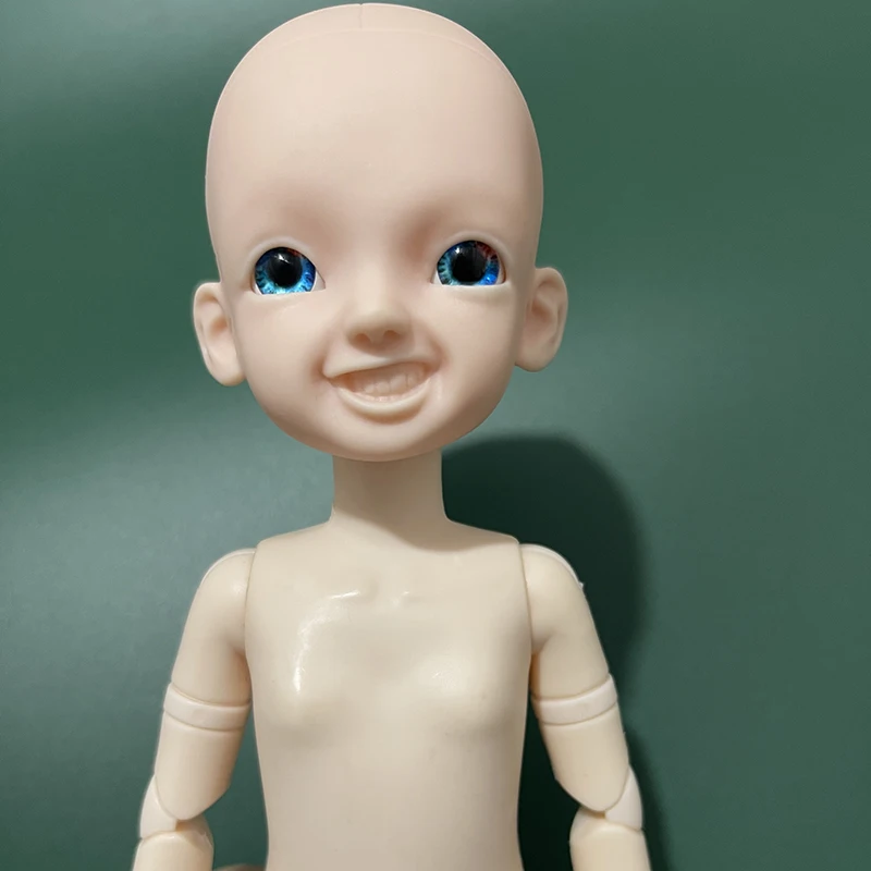 30cm Smile Face Doll 1/6 Bjd Doll Makeup Doll Head or Whole Doll DIY Handmade Dolls Kids Toy Girls Doll