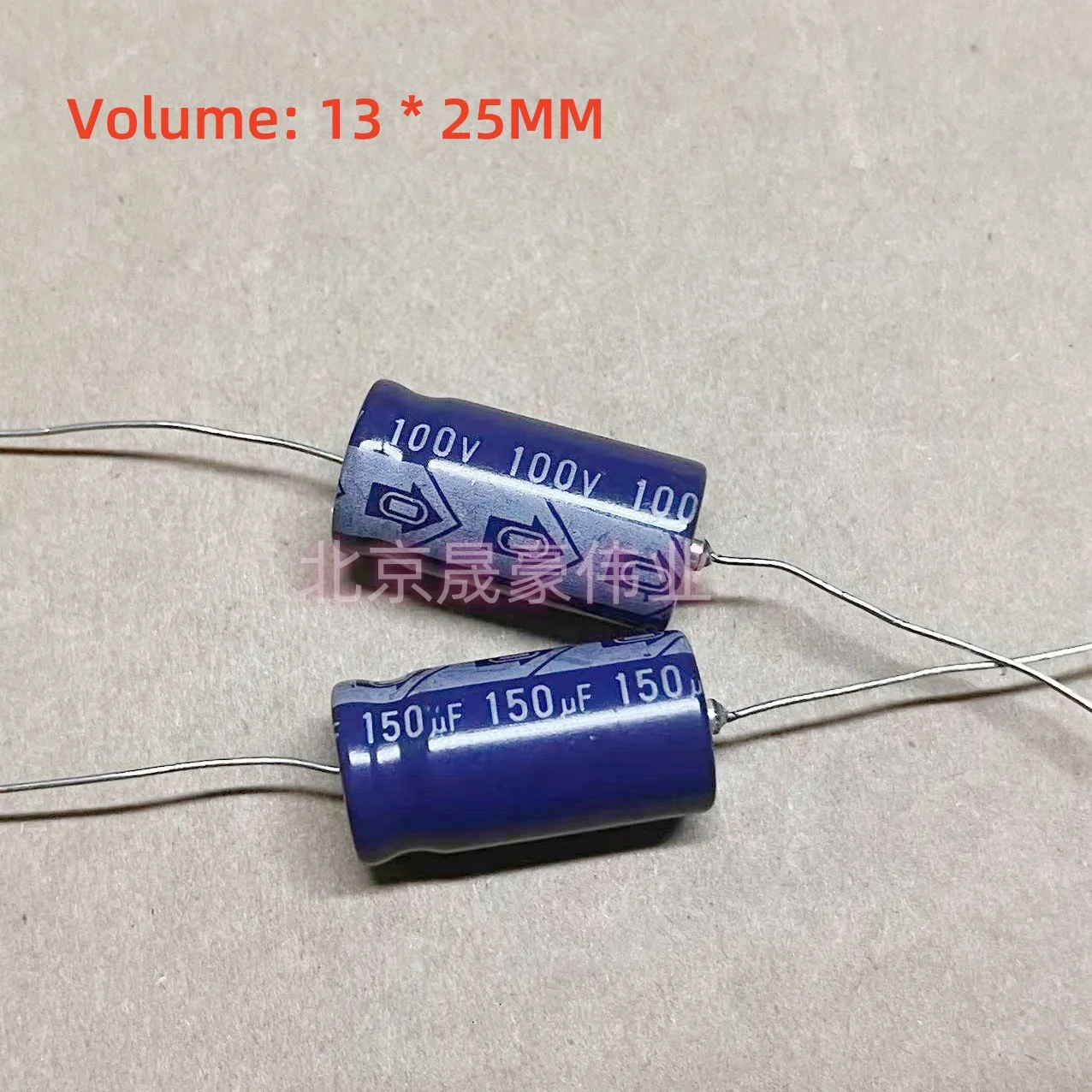 

5pcs 100V150UF imported SAMHWA axial capacitor volume: 13 * 25MM 85°