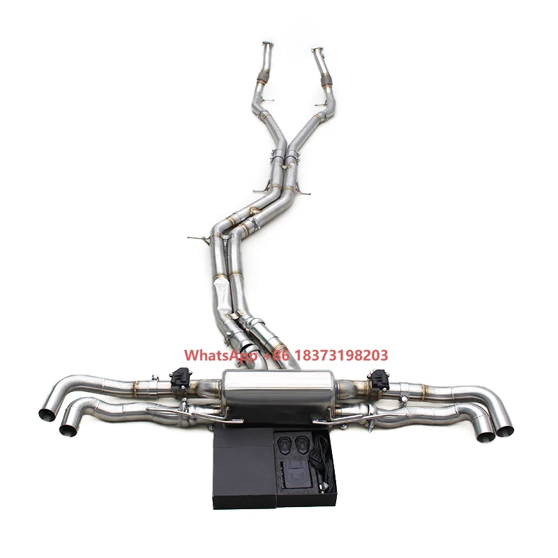 

Race High Performance Catback Muffler for SQ8 4.0T 2018-2024 Stainless Steel Muffler Exhaust Pipe With Valve Controller