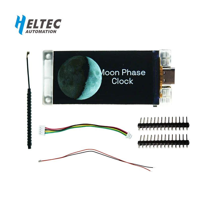 Heltec ESP32-S3 Meshtastic LoRaWAN LoRa vision master T190 1.9-inch TFT-LCD arduino  compatible board BLE WiFi Connection