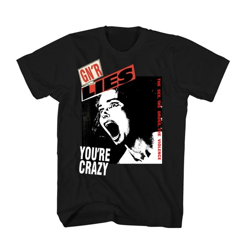 Camiseta Taste of Fear Nightmares GUNS N ROSES Lies Red High Street