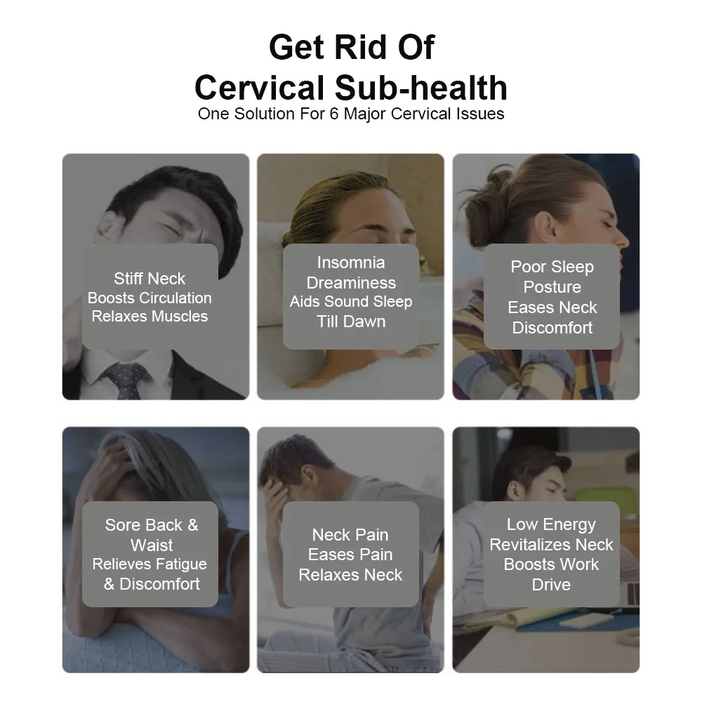 

Pulse Neck Massager 8D Electric Shiatsu Neck Massager Deep Tissue Vibration Hot Compress Shoulder Neck Cervical Spine Machine