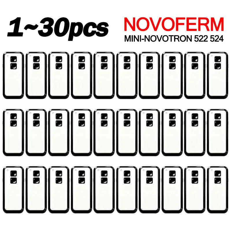 NOVOFERM MINI-NOVOTRON 522 524 502 504 MAX43-2 MAX43-4 512 MIX 43-2 MTR43-2 MNHS433 Garage Remote Control 433.92MHz Rolling Code
