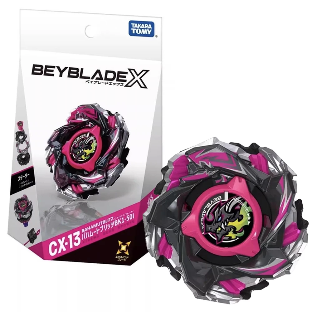 

Оригинальный подлинный набор TAKARA TOMY BEY X CX-13 Starter Bahamut Blitz BK1-50I BLADE CX 13