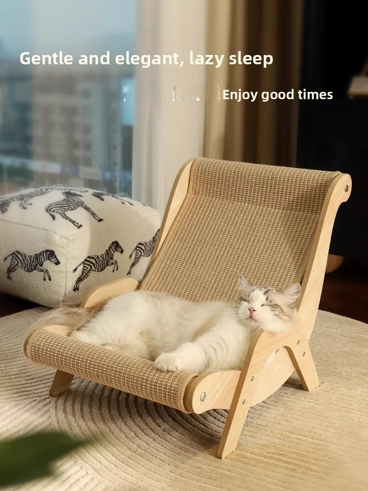 

Большая джутовая доска для когтей, прочная, не царапает мебель, для крупных кошек