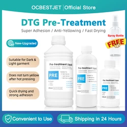 DTG Pretreatment Liquid DTG Primer Pre-Treatment For Textile Ink For DTG Printer Before Printing Fluid(For Light & Dark Fabric)