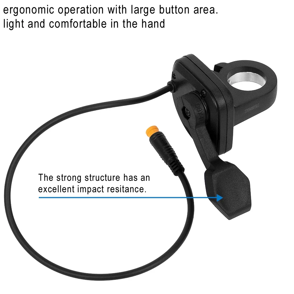 3Pin 108X Right Hand Thumb Throttle Accelerator for Kaabo Wolf GT Wolf Warrior King Scooter Accessorie Male Waterproof Plug - view 2